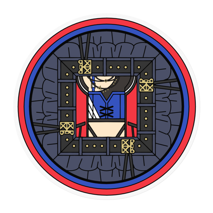 ステッカー - 100 x 100 (mm)