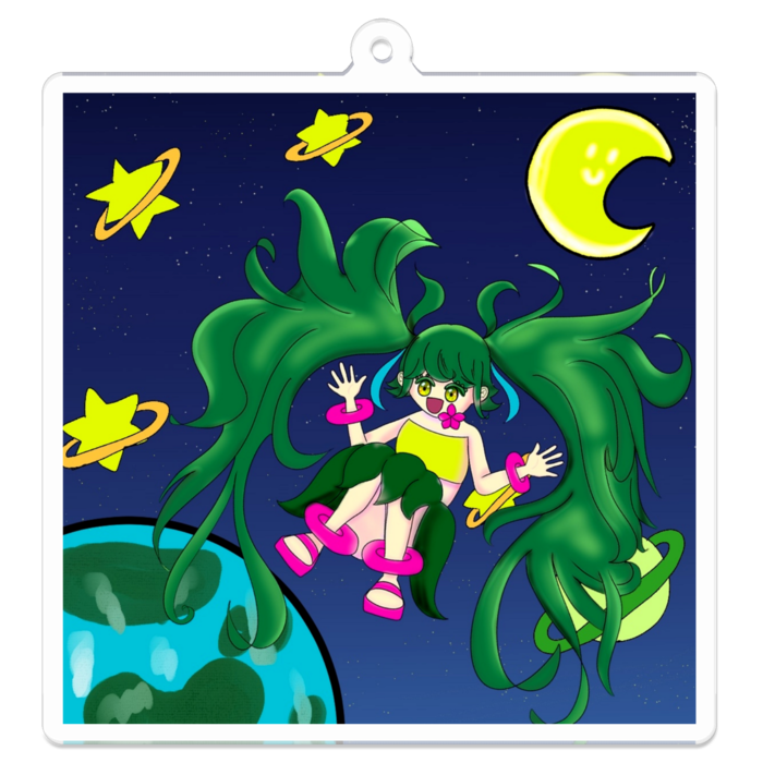 アクリルキーホルダー - 70 x 70 (mm)