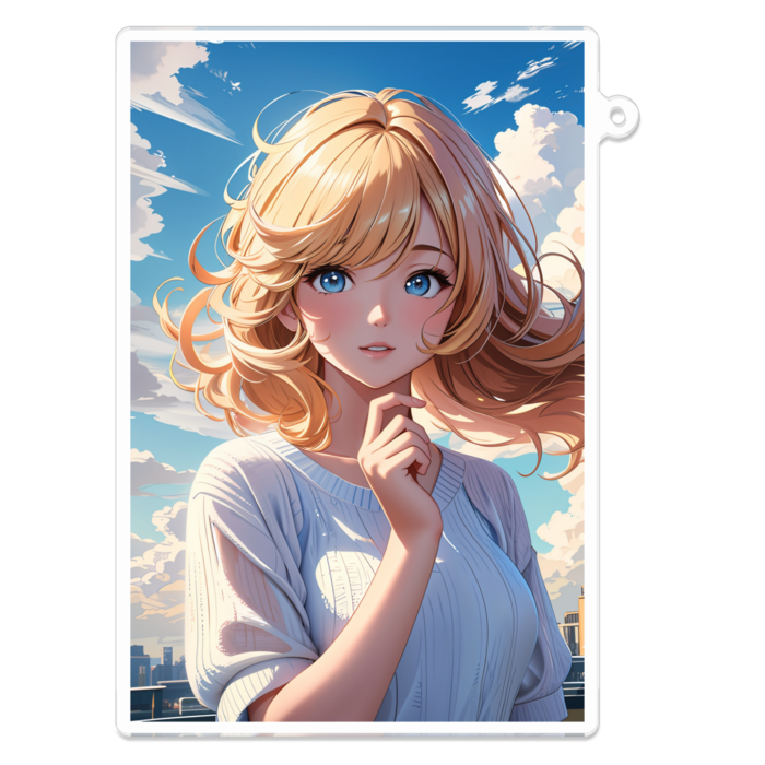 アクリルキーホルダー - 100 x 100 (mm)