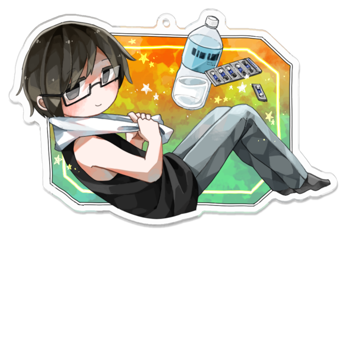 アクリルキーホルダー - 100 x 100 (mm)