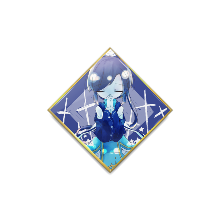 缶バッジ - ひし形40mm