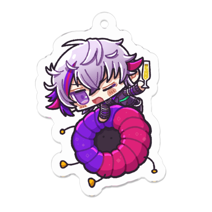 非公式 不破湊 フワッチクルーラー アクリルキーホルダー Oicbudou Booth