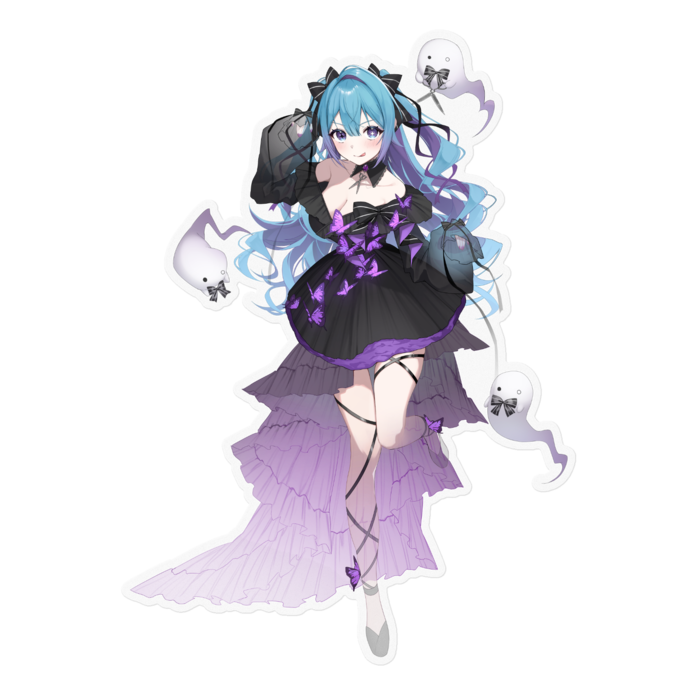 ステッカー - 160 x 160 (mm) クリア 👻付き