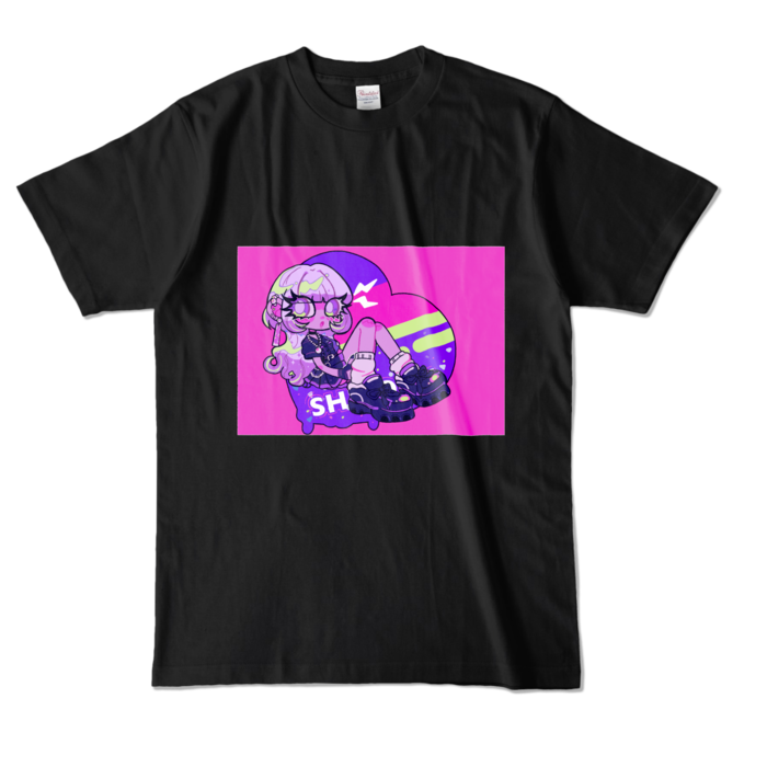 カラーTシャツ - L - ブラック (濃色)