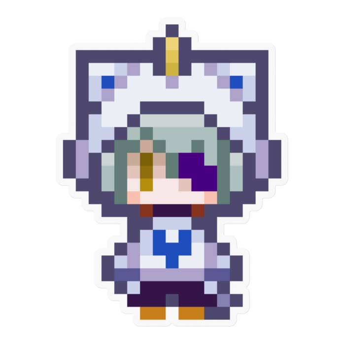 白金ドットステッカー（クリア） - 100 x 100 (mm)