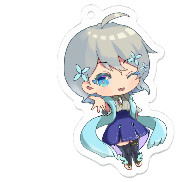 アクリルキーホルダー - 50 x 50 (mm)