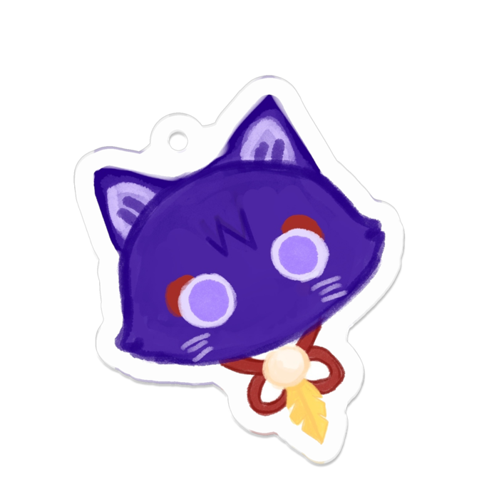 アクリルキーホルダー - 50 x 50 (mm)