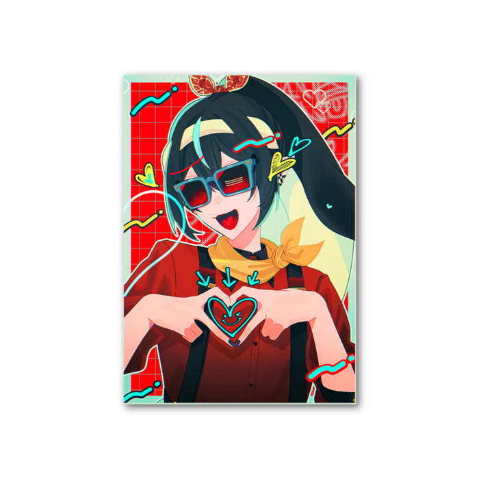 フォト風カード - 縦 - 片面