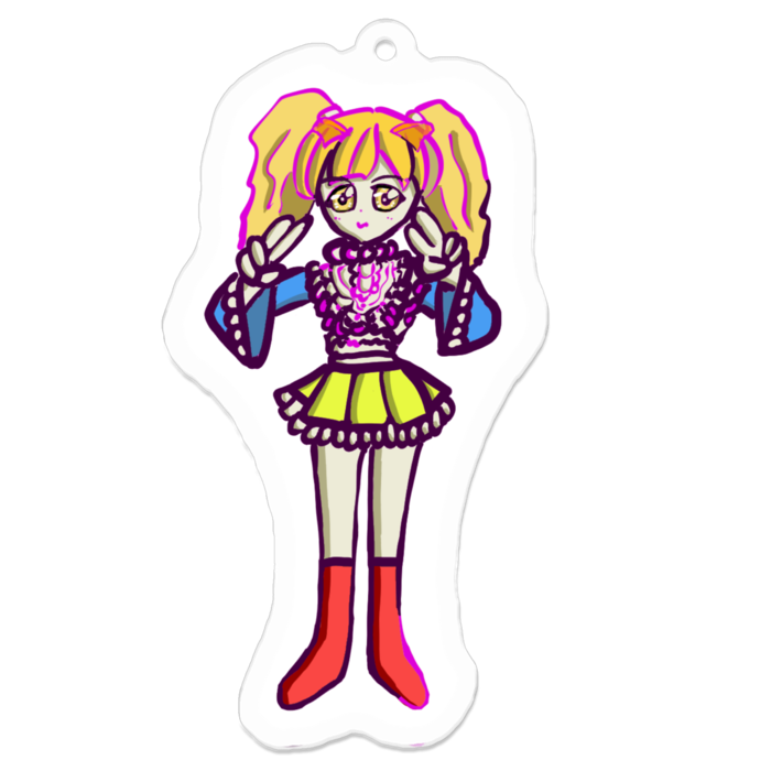 アクリルキーホルダー - 70 x 70 (mm)