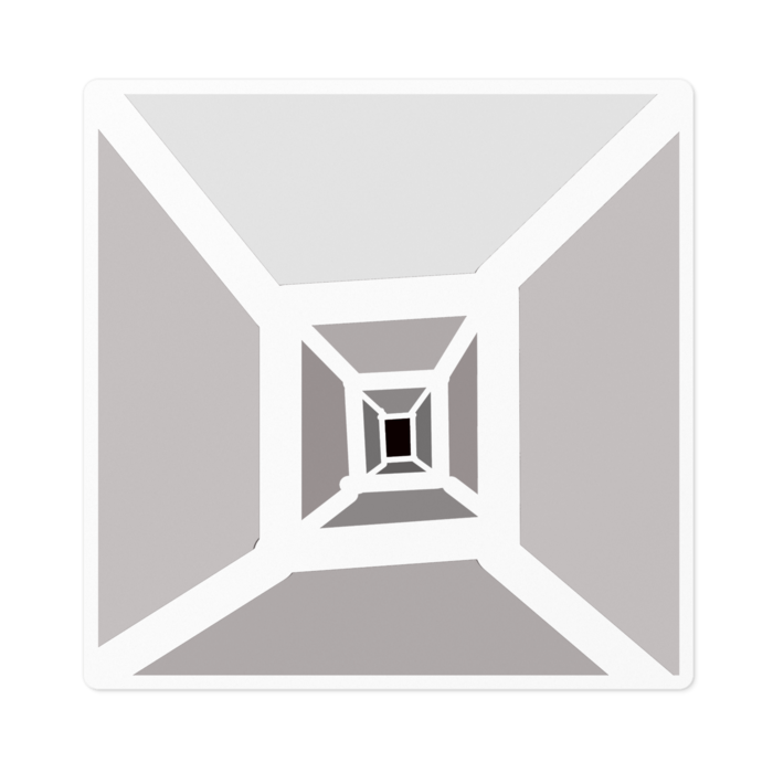 ステッカー - 100 x 100 (mm)