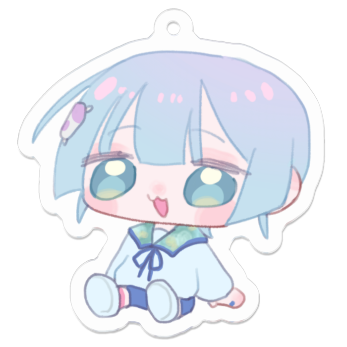 アクリルキーホルダー（コーティング） - 50 x 50 (mm)