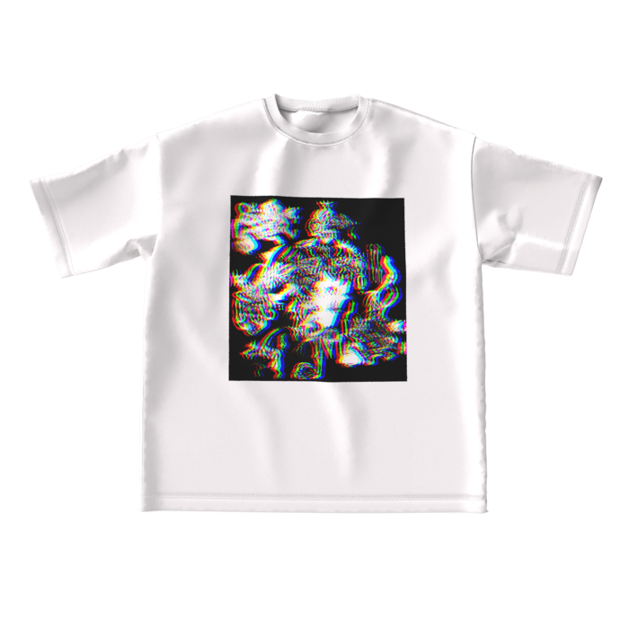ビッグシルエットTシャツ - L - 正面WH