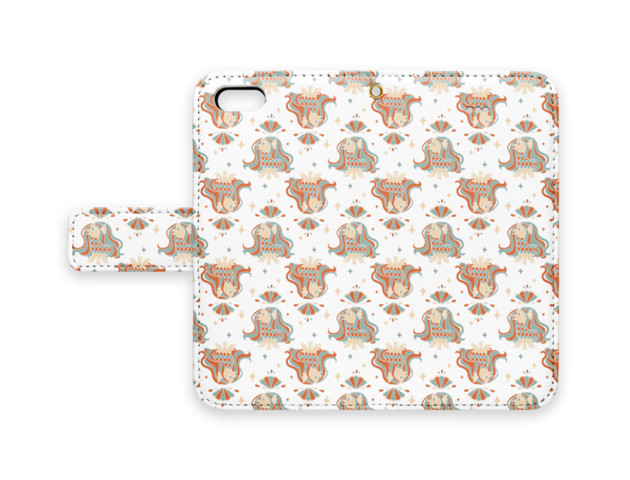 手帳型iPhoneケース - iPhone 5 / 5s / SE - ストラップ穴 あり
