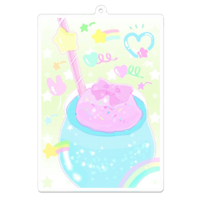 アクリルキーホルダー - 100 x 100 (mm)
