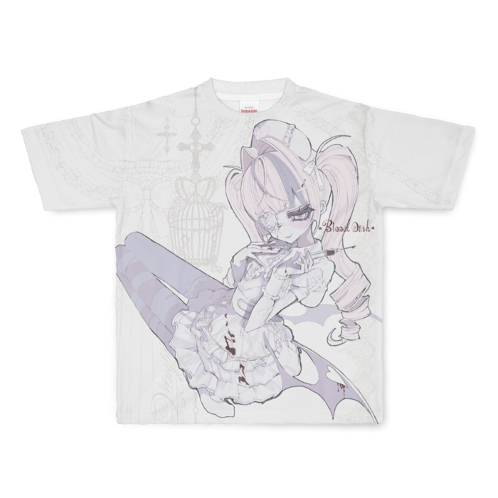 フルグラフィックTシャツ - L - 正面印刷のみ
