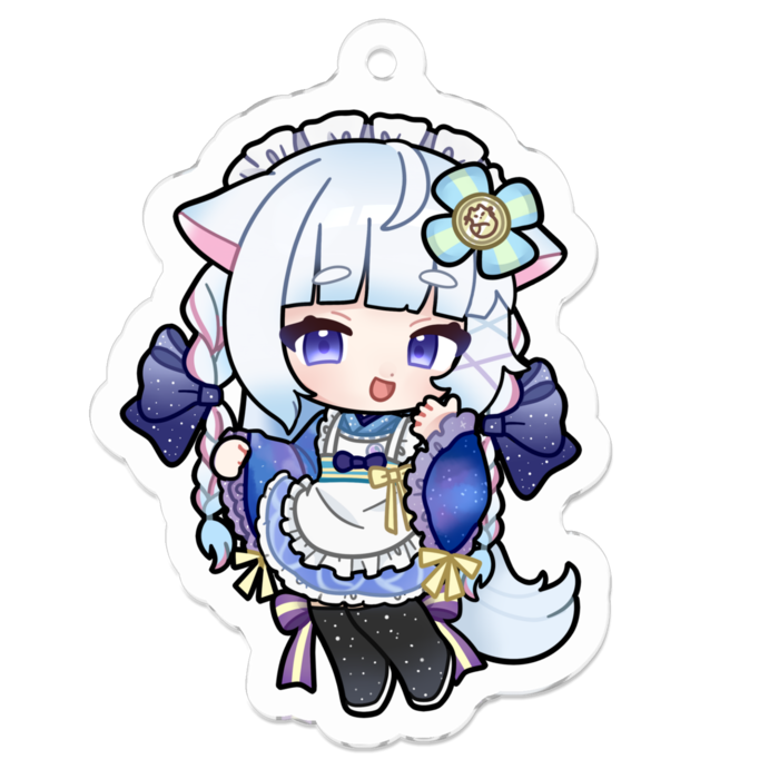 アクリルキーホルダー - 50 x 50 (mm)