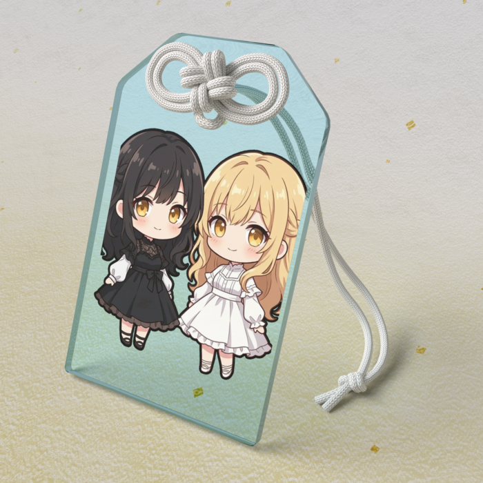 アクリルお守り - 50 × 80mm