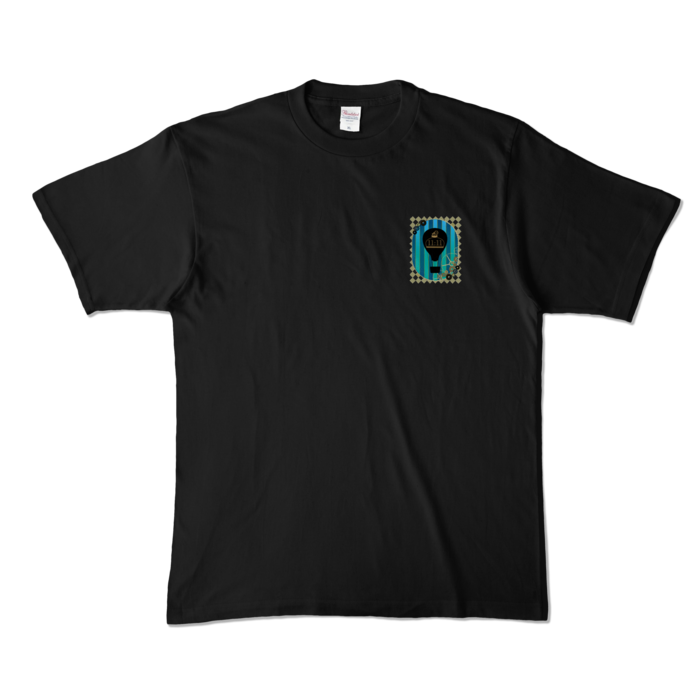 カラーTシャツ - XL - ブラック (濃色)