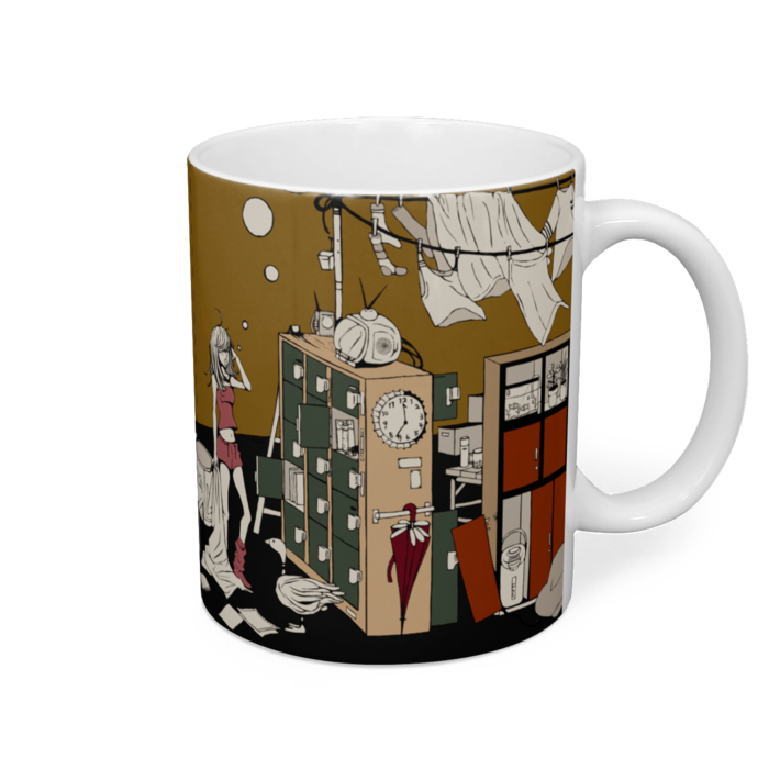 マグカップ - 直径 8 cm / 高さ 9.5 cm