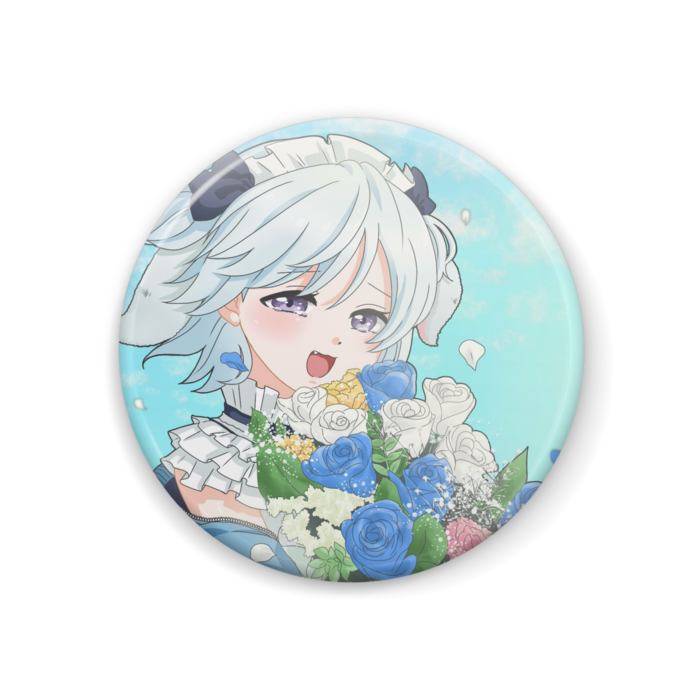 二周年イラスト　缶バッジ Ver. - 44 (mm)