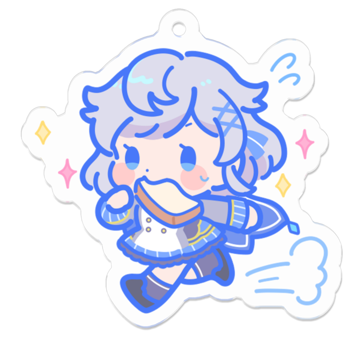 アクリルキーホルダー（コーティング） - 50 x 50 (mm)