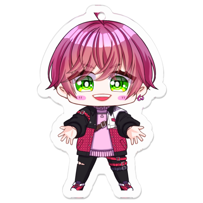 アクリルキーホルダー（コーティング） - 50 x 50 (mm)