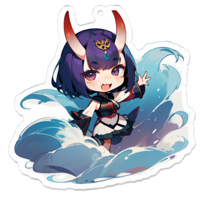 アクリルキーホルダー - 70 x 70 (mm)