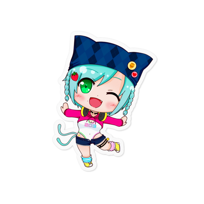 ステッカー - 100 x 100 (mm)