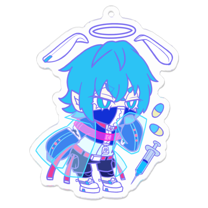 アクリルキーホルダー - 70 x 70 (mm)