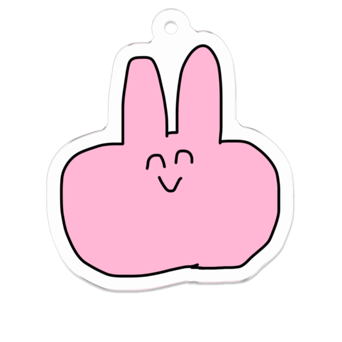 アクリルキーホルダー - 50 x 50 (mm)