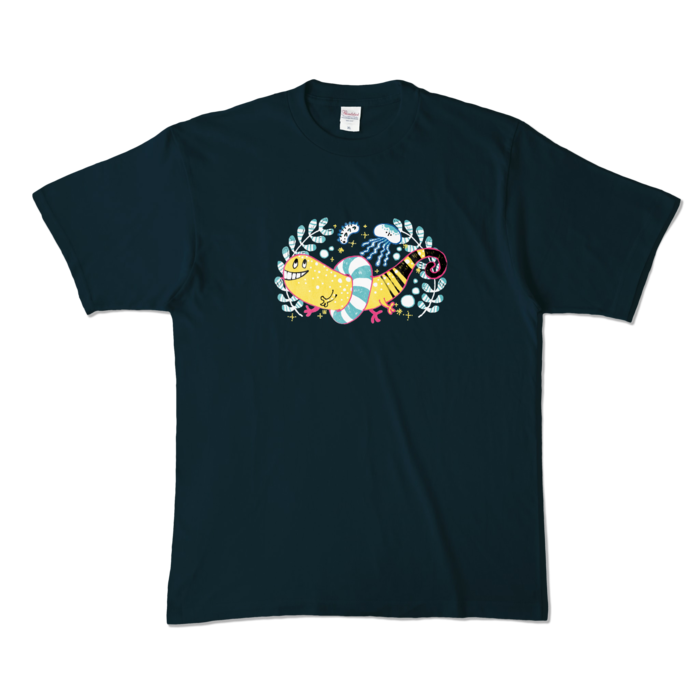 カラーTシャツ - XL - ネイビー