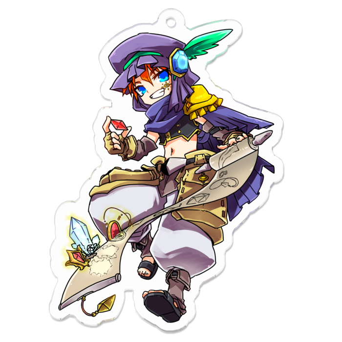 アクリルキーホルダー - 70 x 70 (mm)