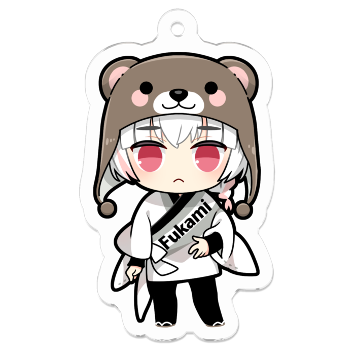 深海緒理（ふかみん） アクリルキーホルダー - 50 x 50 (mm)