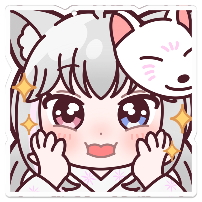 アクリルキーホルダー - 70 x 70 (mm)