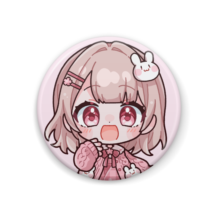 ななぽこ缶バッジ(SDキャラ:通常)44mm