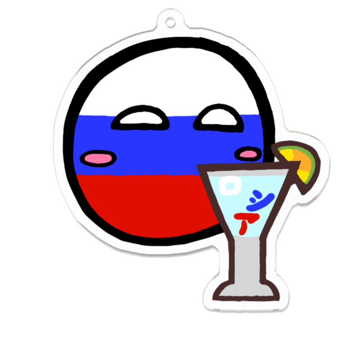 アクリルキーホルダー（コーティング） - 70 x 70 (mm)