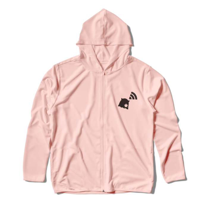 ジップパーカー - L - ライトピンク
