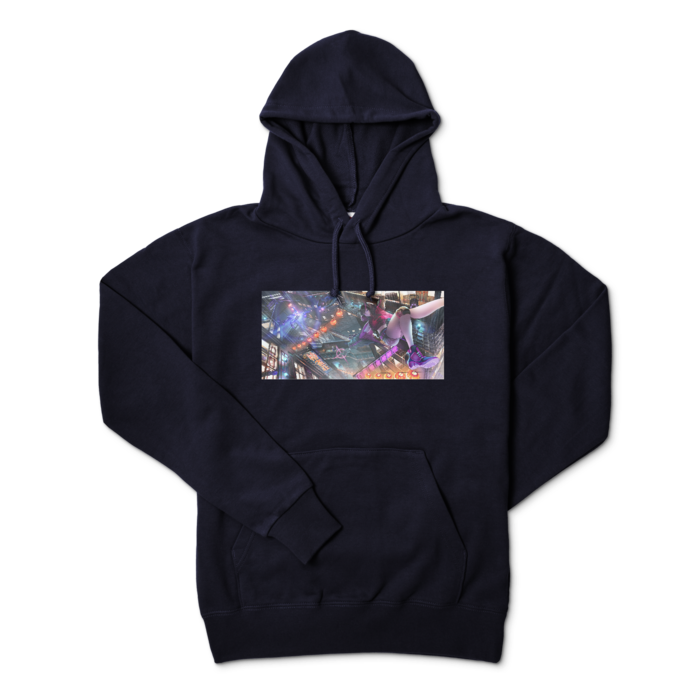 パーカー - L - ネイビー