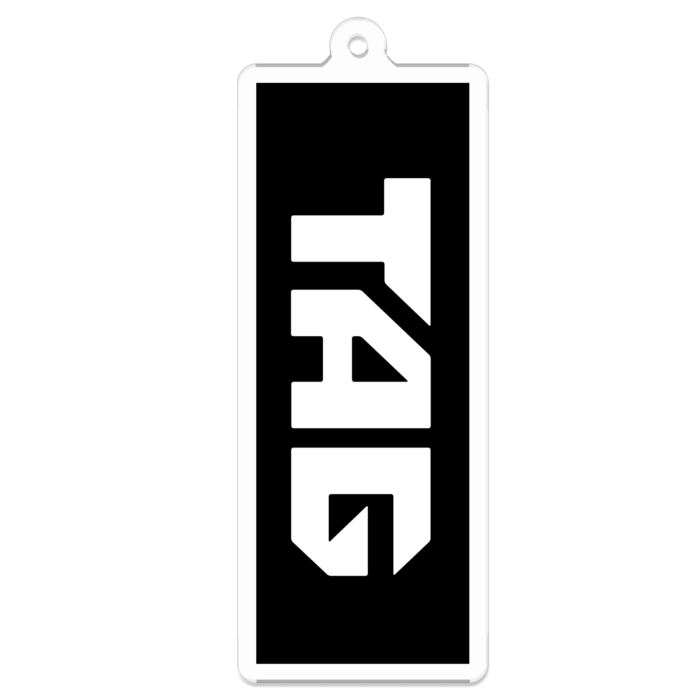 アクリルキーホルダー - ブラック