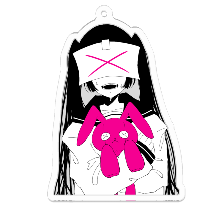 アクリルキーホルダー（コーティング） - 70 x 70 (mm)