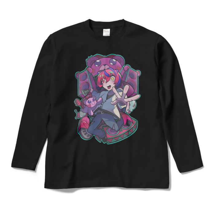 ロングスリーブTシャツ - M - ブラック