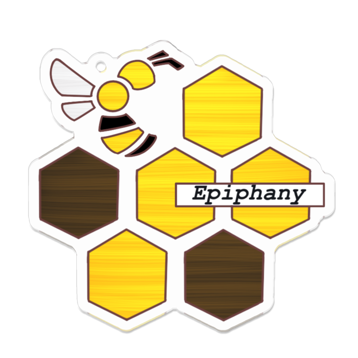 アクリルキーホルダー - 70 x 70 (mm)