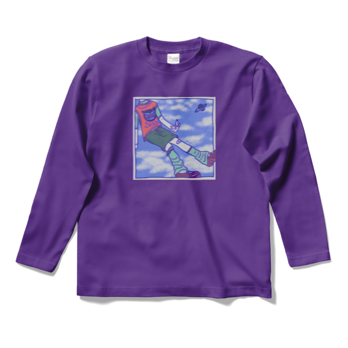 ロングスリーブTシャツ - S - パープル