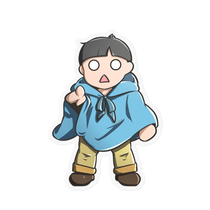 ステッカー - 100 x 100 (mm)