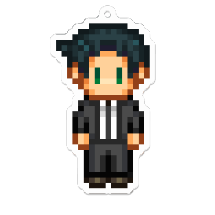 Keith(ドット・正面) - 70 x 70 (mm)