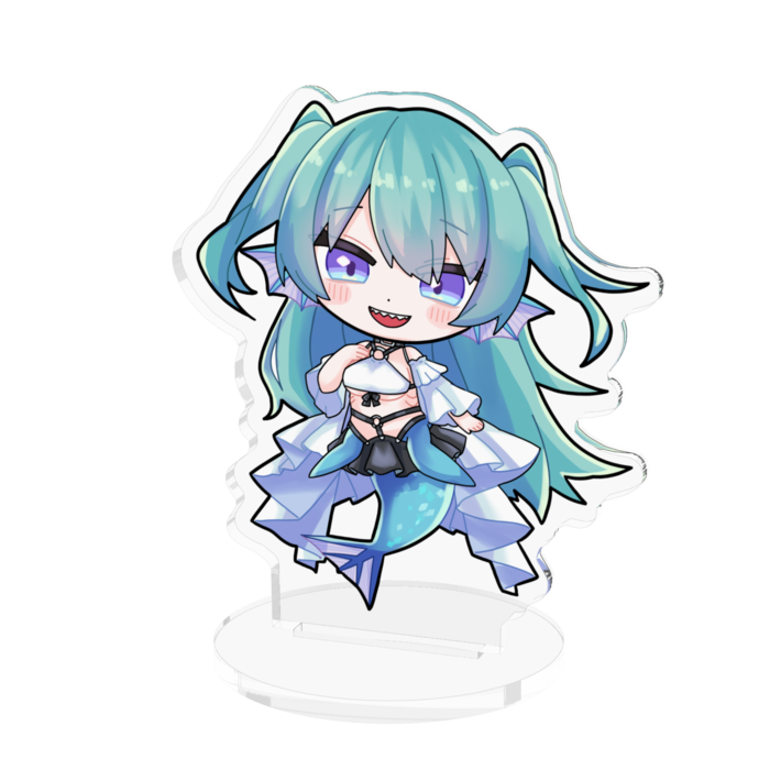 マーメイド アクリルフィギュア - 70x70mm(4)