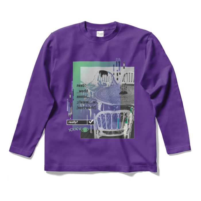 ロングスリーブTシャツ - S - パープル