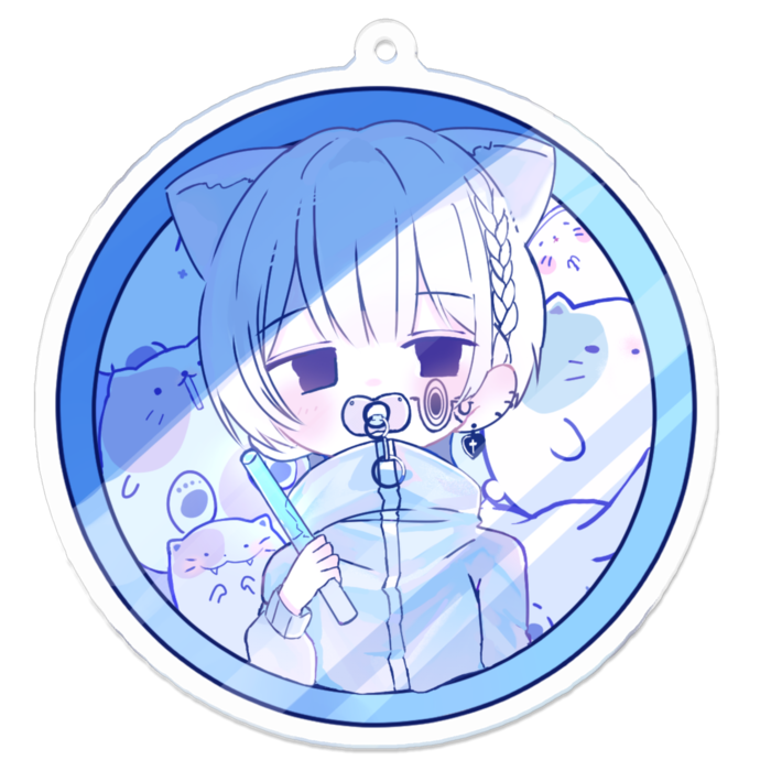 アクリルキーホルダー - 70 x 70 (mm)