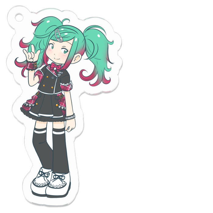 アクリルキーホルダー - 50 x 50 (mm)