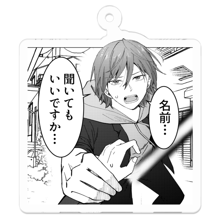 アクリルキーホルダー（コーティング） - 50 x 50 (mm)(10)